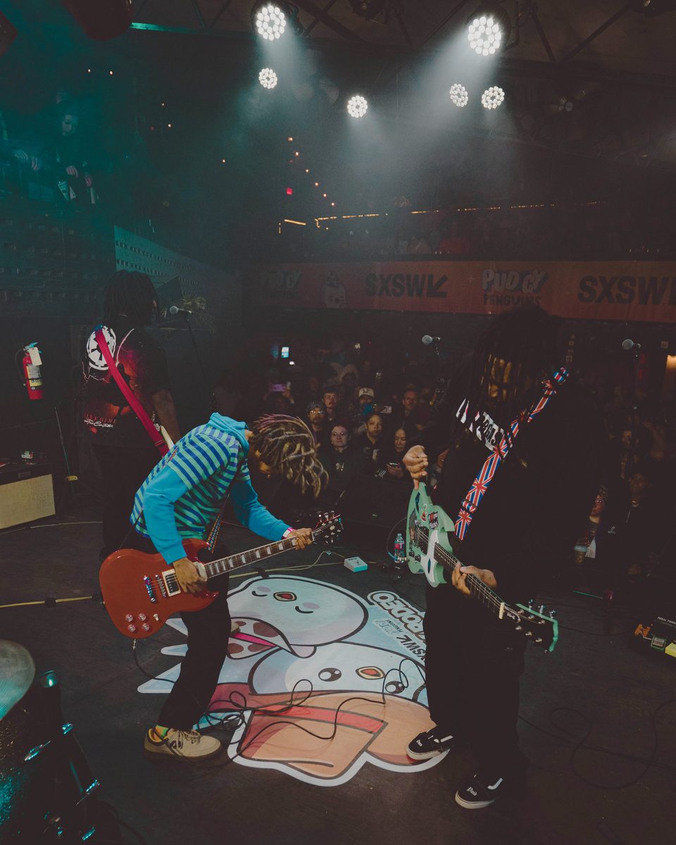 Live band on stage at a produced event